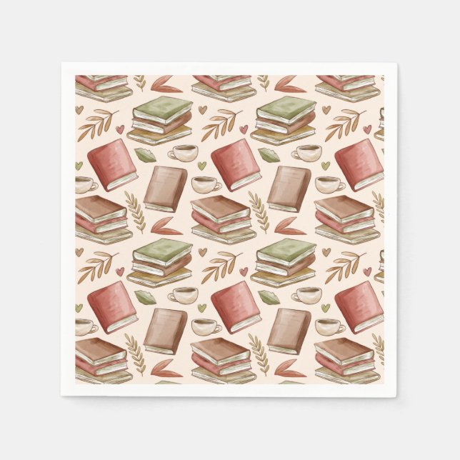 Bok mönster pappersservett (Framsidan)
