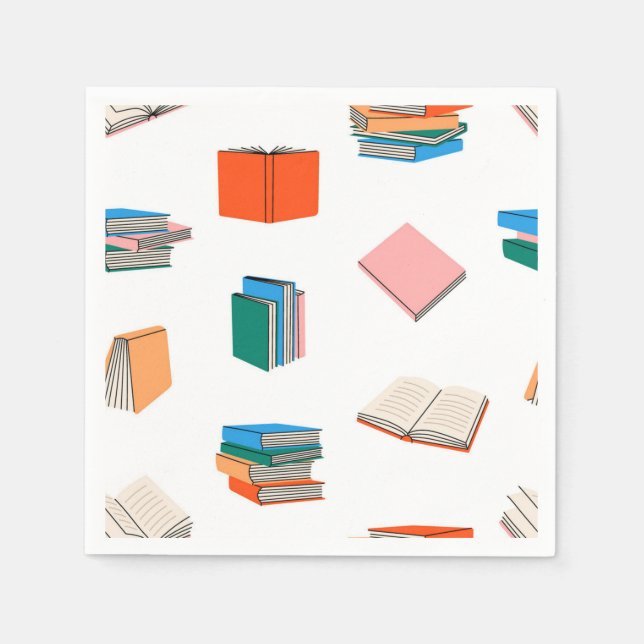 Bok mönster pappersservett (Framsidan)