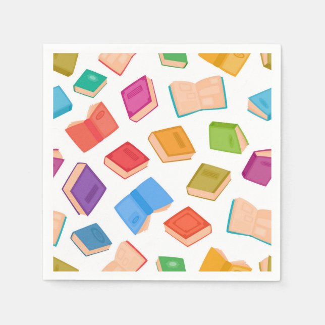 Bok mönster pappersservett (Framsidan)