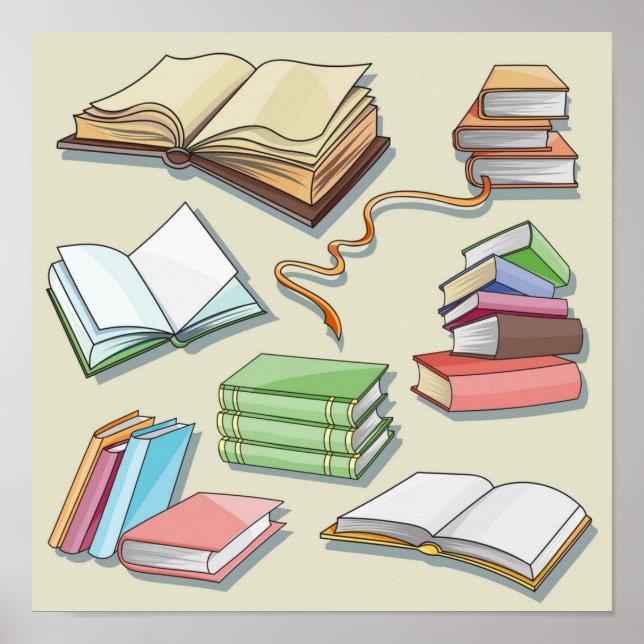 Bok mönster poster (Framsidan)