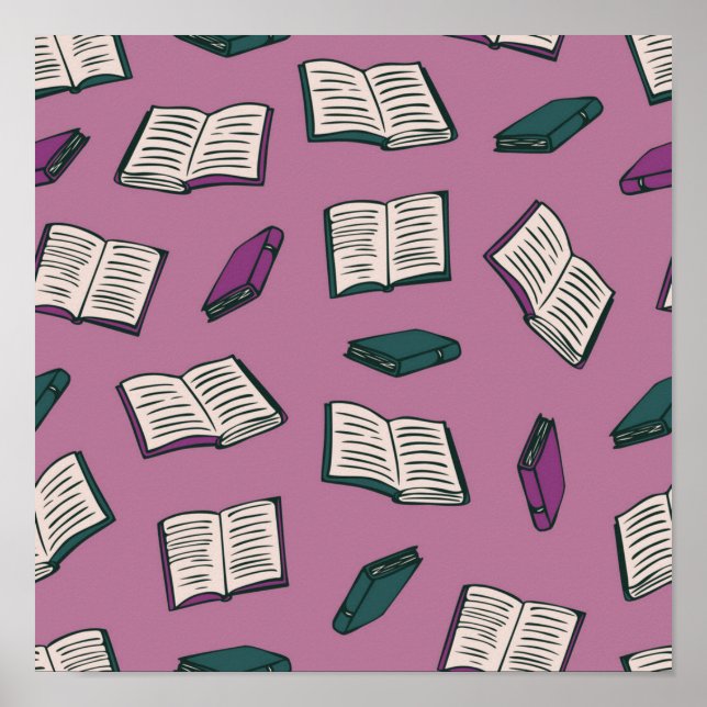 Bok mönster poster (Framsidan)