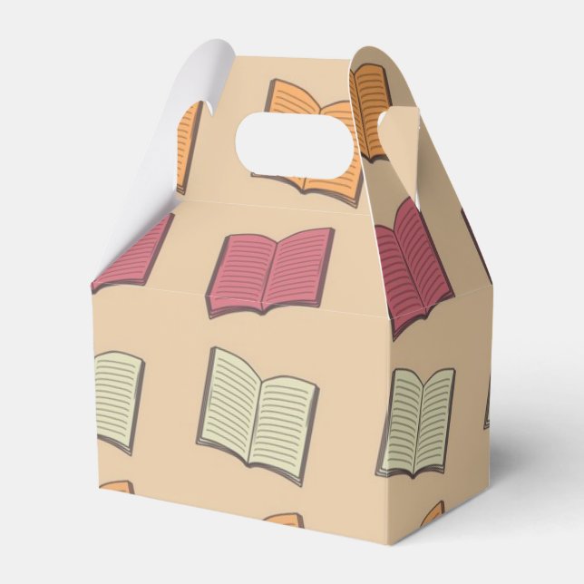 Bok mönster presentaskar (Framsidan Sidan)