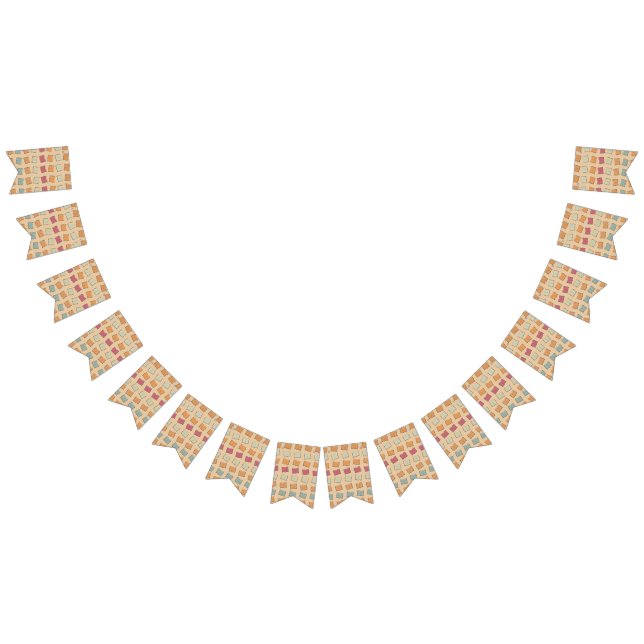 Bok mönster vimplar (Alla)