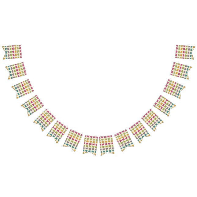 Bok mönster vimplar (Alla)