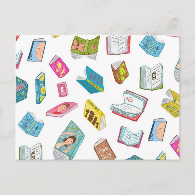 Bok mönster vykort (Framsida)