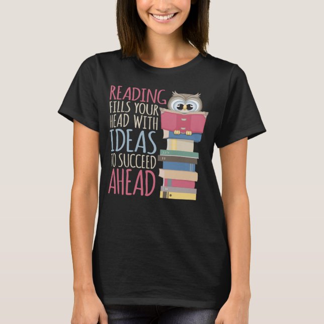 Bok Nerd Bibliotek & Librarian Reading Bok Bookwor T Shirt (Framsida)