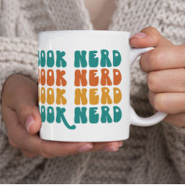 Bok Nerd Bok Älskare Gift Kaffemugg