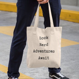 Bok Nerd Coola Bok Älskare Bibrarian Traveler Gift Tygkasse