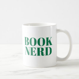 Bok Nerd Cute Modern Bok Lovers Mug Kaffemugg