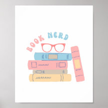 Bok Nerd Girl Retro Design