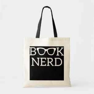 Bok Nerd Glasses Funny Reader Librarian Tygkasse