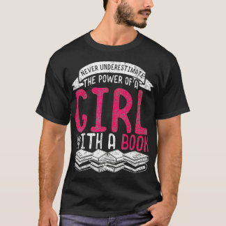Bok Nerd Librarian Bookworm Girls Women Gift Read T Shirt