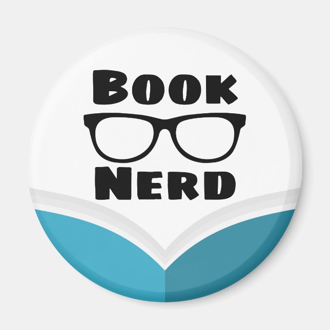 Bok Nerd Magnet (Framsidan)