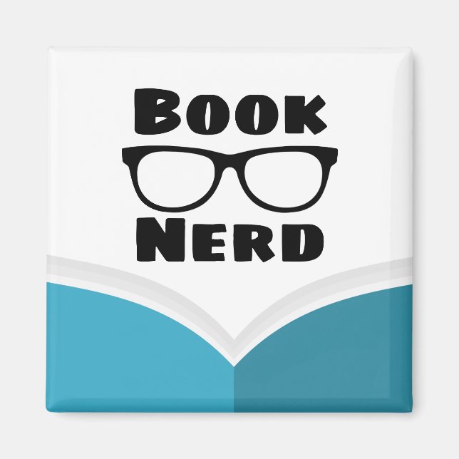 Bok Nerd Magnet (Framsidan)
