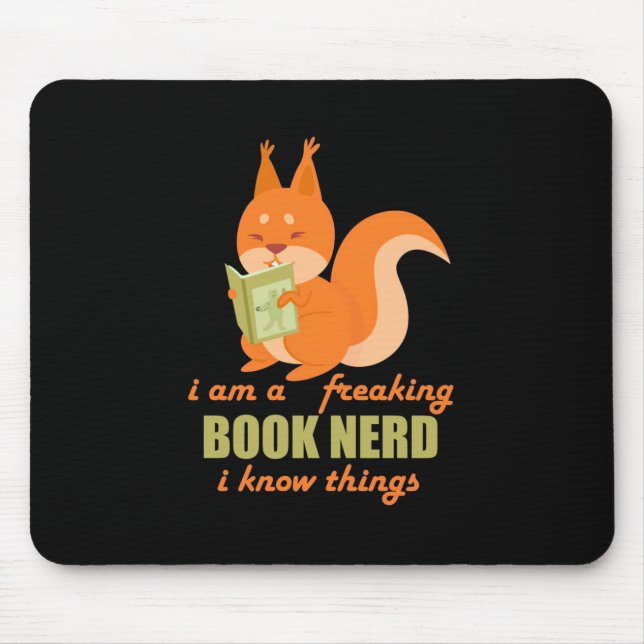 Bok Nerd Squirrel Musmatta (Framsidan)