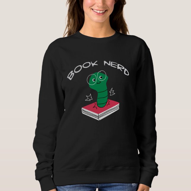 Bok Nerd T Shirt (Framsida)