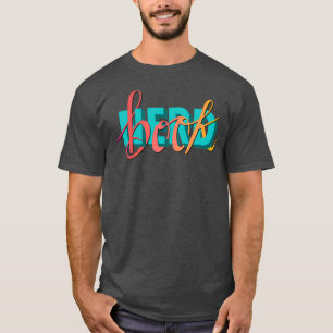 Bok Nerd Typography T Shirt