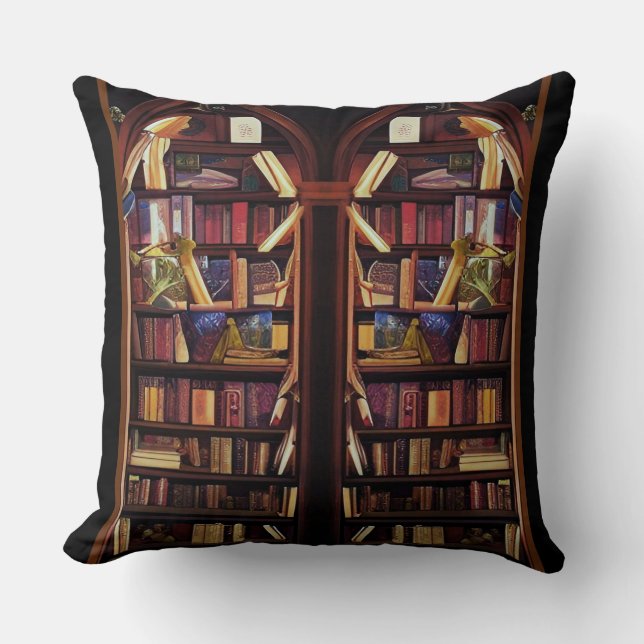 Bok Nook Bookshelves Kudde (Framsida)