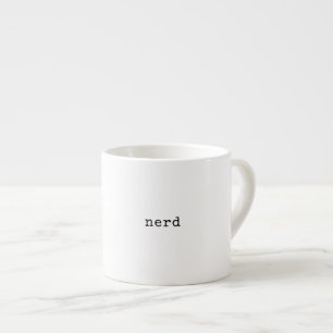 Bok nörd Minimalistisk bokmask Espressomugg