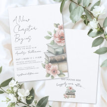 Bok Ny Kapitel Bröllopsdusch med blommor