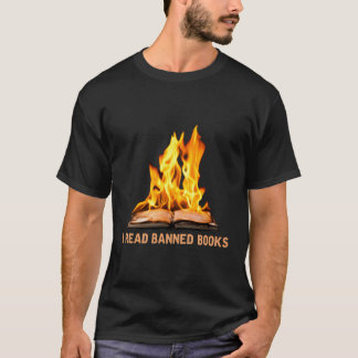 Bok och läsning av Älskare citerar Ord I Läs Bann T Shirt