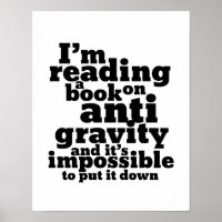 Bok om Anti Gravity Funny Science Geek Puns