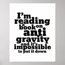 Bok om Anti Gravity Funny Science Geek Puns