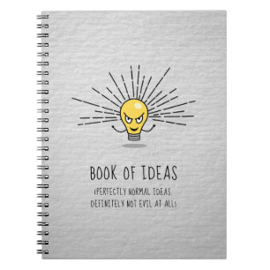 Bok om idéer anteckningsbok