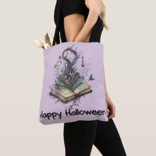 Bok om skuggor Häxkonst Pagan Wiccan Halloween Tygkasse