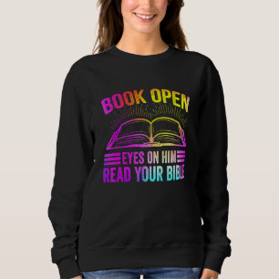 Bok Open Öga på att läsa bibeln T Shirt