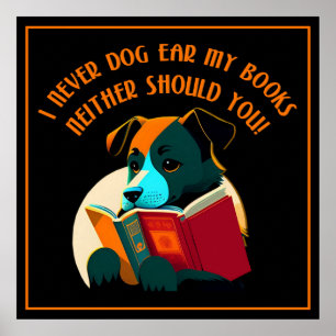 Bok Puppy Hund Ear Humor Poster