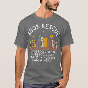 Bok Rädding Lusnyare läsning av Bok World Bok Da T Shirt