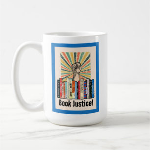 Bok-rättvisa! Kaffemugg