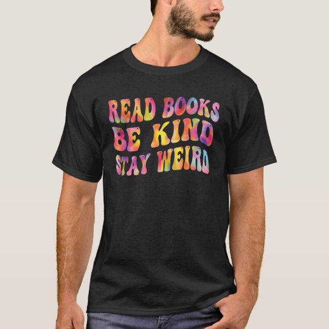 Bok Read Bokar Be om vänlighet håll Konstigen Offe T Shirt (Framsida)