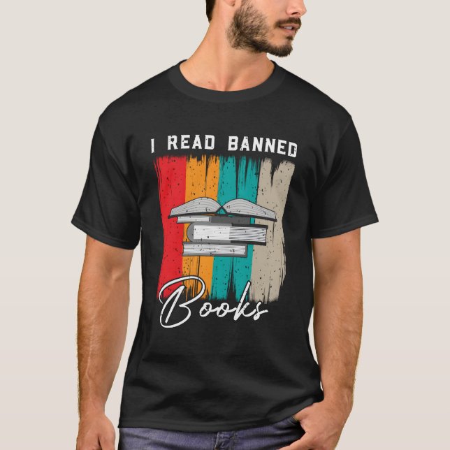 Bok Reader jag läste att jag är med den förbjudna  T Shirt (Framsida)
