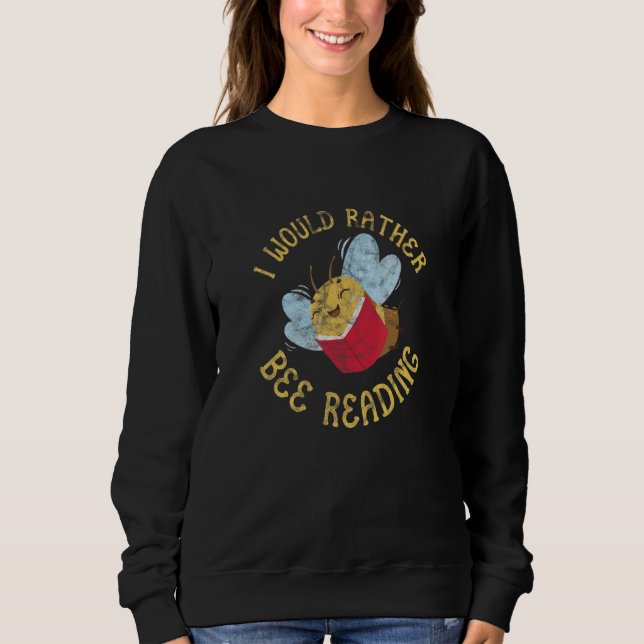 Bok Reader skulle jag hellre läsa bokmask Di T Shirt (Framsida)