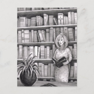 Bok Reading Vykort