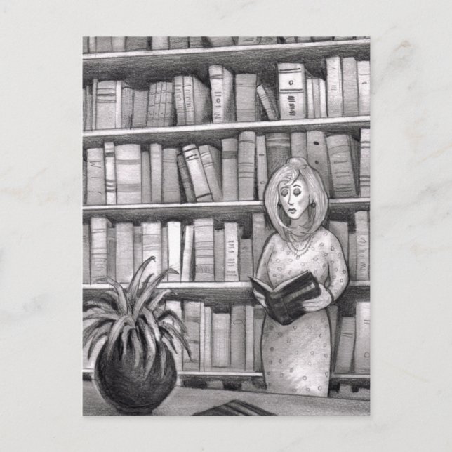 Bok Reading Vykort (Framsida)