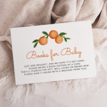 Bok Request Baby Shower Citrus Orange