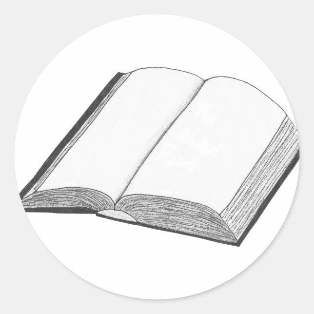 Bok Runt Klistermärke (Framsida)