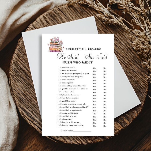 Bok sa att hon sa att Möhippa-jaktkort Meddelande (Skapare uppladdad)