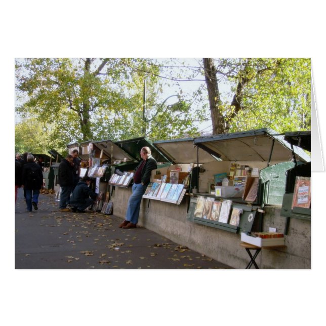 Bok Sellers längs Seine OBS Kort (Framsidan Horizontal)