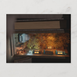 Bok shelf alley - Car Park Bok Sale Inbjudan Vykort