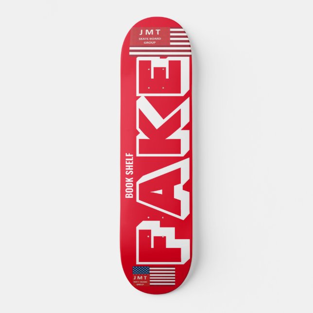 BOK SHELF FAKE Skateboard (Framsida)