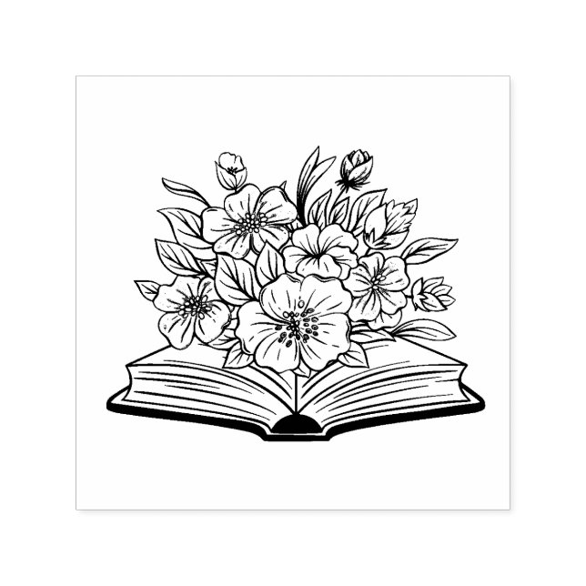 Bok Självfärgande Stämpel (Design)
