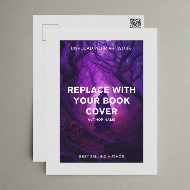 Bok skyddar teckningsförfattare för skrivprogram vykort (Skapare uppladdad)