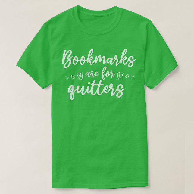 Bok, som läser Bok Älskare, är Bokmärken för bokma T Shirt (Design framsida)