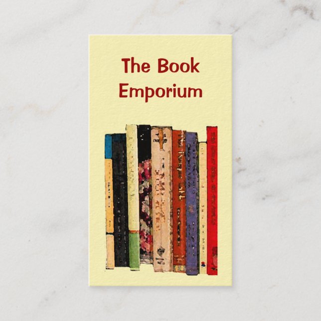 Bok Store Visitkort (Framsida)