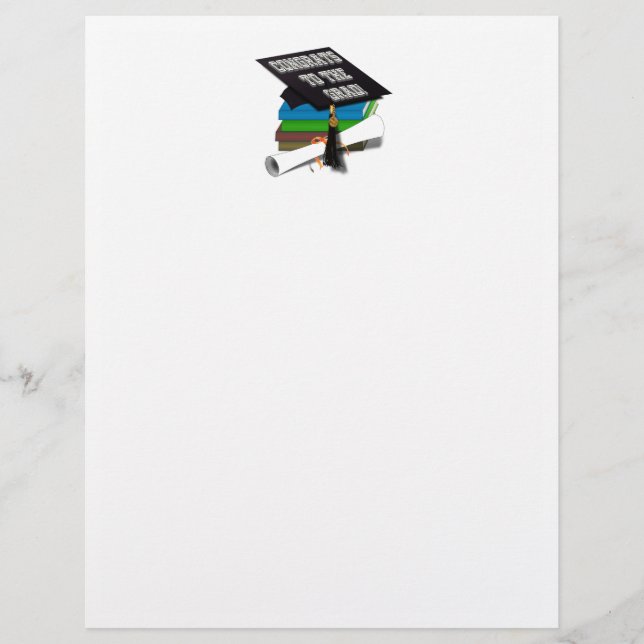 Bok-strack "GRATULERAR TILL GRAD"-diplomat (Framsida)