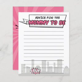 Bok Superhjälte Baby Shower Adapter från en Teckna